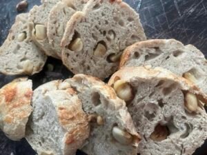 roasted garlic savory sourdough bread